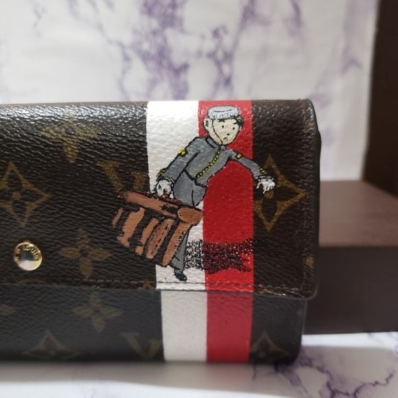 4️⃣8️⃣0️⃣Auth LV Sarah wallet Groom ltd edition - Picture 6 of 15